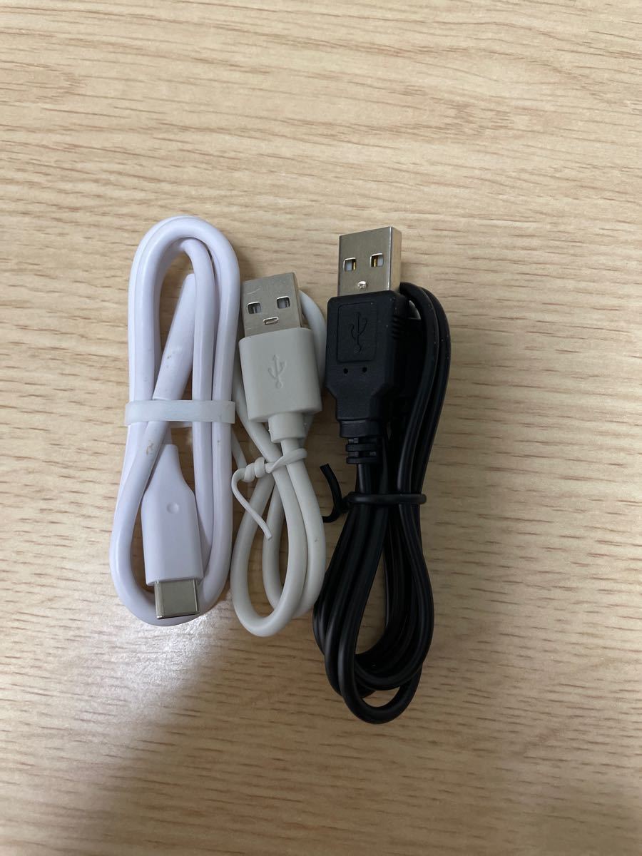 USBケーブル　Micro B 4本　+ type-c 2本+ 電源アダプタ