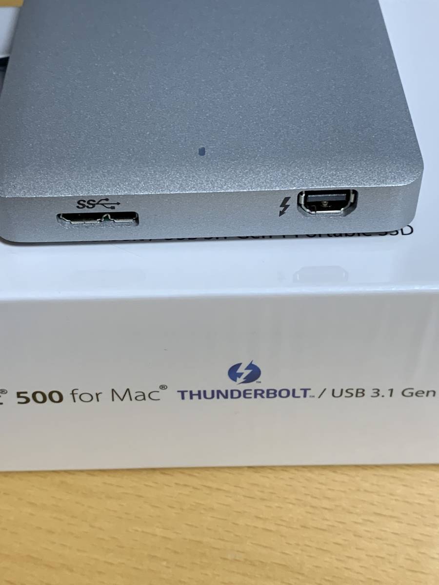 ★ Transcend Storejet 500 for Mac TS1TSJM500 Thunderbolt接続 SSD 中古 ★_画像3