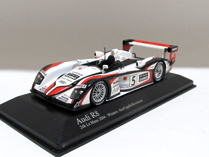 A★ PMA 1/43 ★ 2004 Audi R8 #5 ルマン24時間レース優勝車 ★ アウディスポーツ・ジャパン・チーム郷・荒聖治_サンプル画像