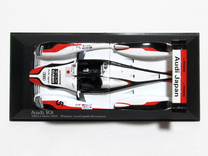 A★ PMA 1/43 ★ 2004 Audi R8 #5 ルマン24時間レース優勝車 ★ アウディスポーツ・ジャパン・チーム郷・荒聖治_サンプル画像