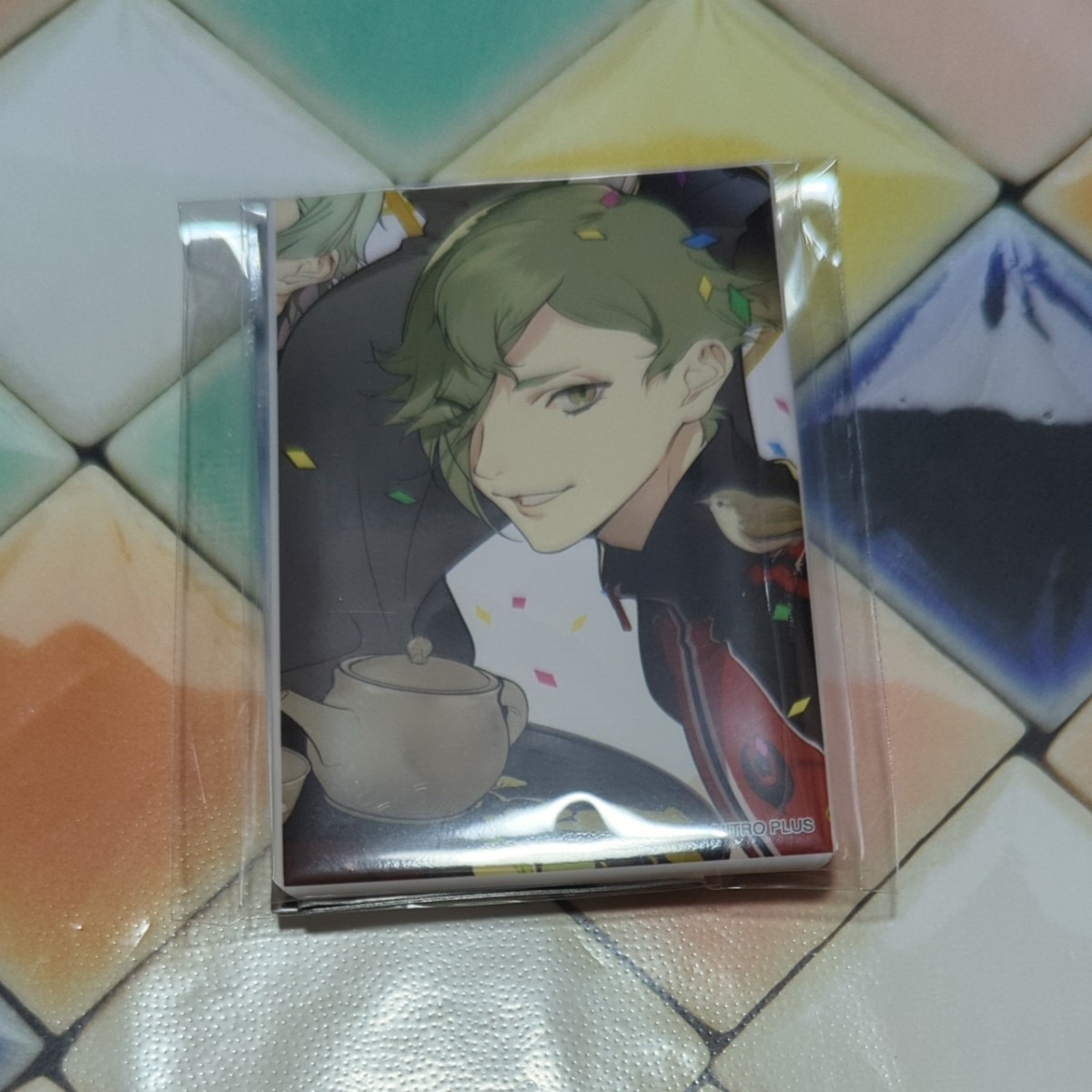 刀剣乱舞 スクエア缶バッジ 鶯丸