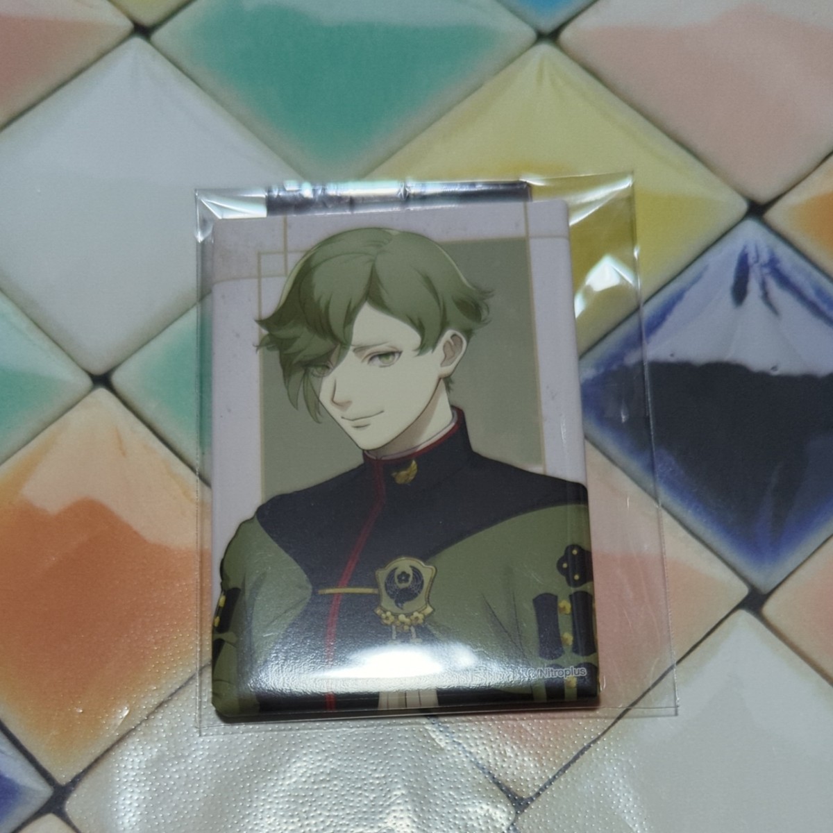刀剣乱舞 スクエア缶バッジ 鶯丸