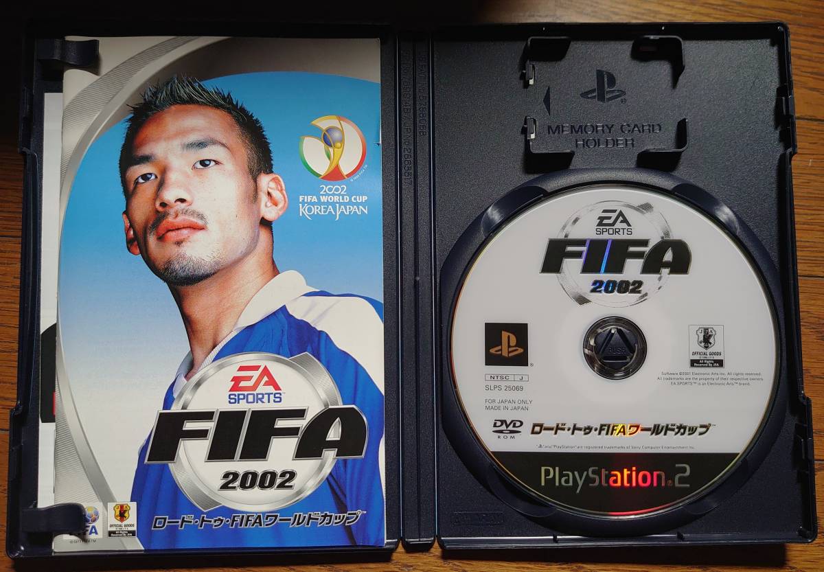 送料込み：動作未確認★FIFA 2002 ロード・トゥ・FIFA ワールドカップ★取扱説明書あり★PlayStation2★プレステ2