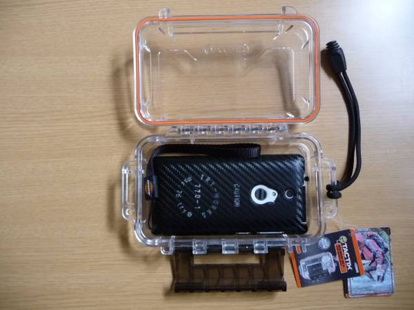 防水 防塵 ミニ 小型 ハードケース クリア スケルトン 透明 カバン ポーチ 小物入れ プラスチック製 携帯 カメラ 鍵 ボード 15F FZ VX STX_画像2
