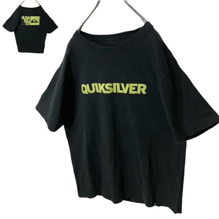 グッドデザイン！QUIK SILVER クイックシルバー 古着TシャツXLサイズ JChere雅虎拍卖代购