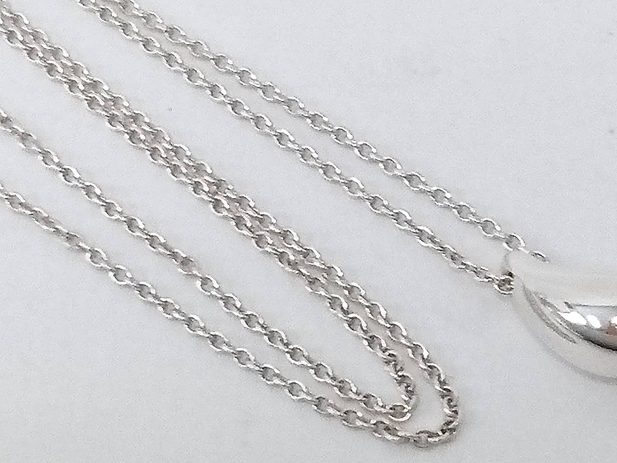 【美品】Tiffany & Co ティファニー エルサペレッティ シルバー925 ティアドロップ ネックレス/ペンダント/アクセサリー/ジュエリー/LYP85_画像10