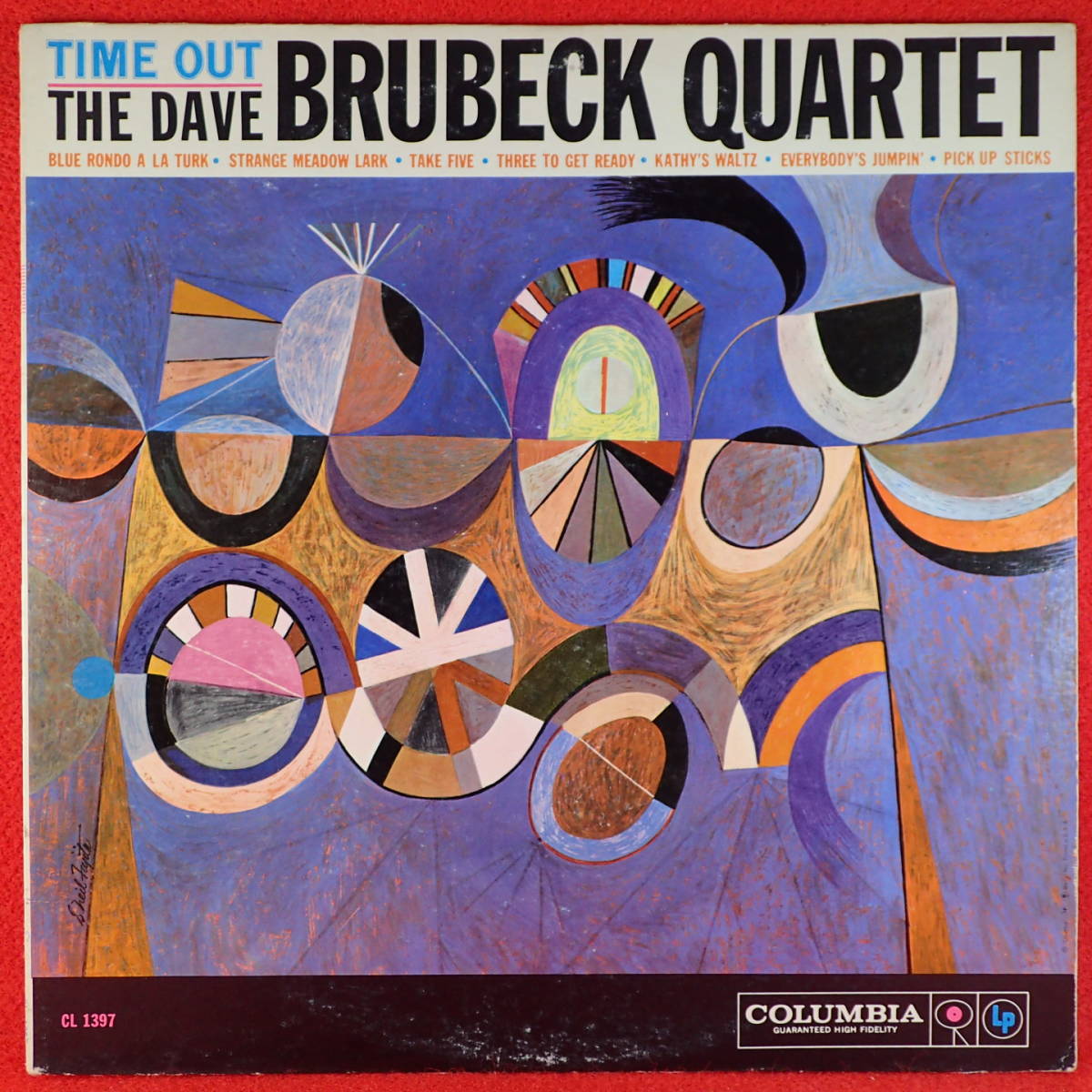 1円開始★神洗浄【ギガレア★奇跡の美盤+マト1★US廃盤★COLUMBIA★6EYE★MONO】★DAVE BRUBECK QUARTET/TIME OUT★TAKE FIVE表記無ジャケ_画像1