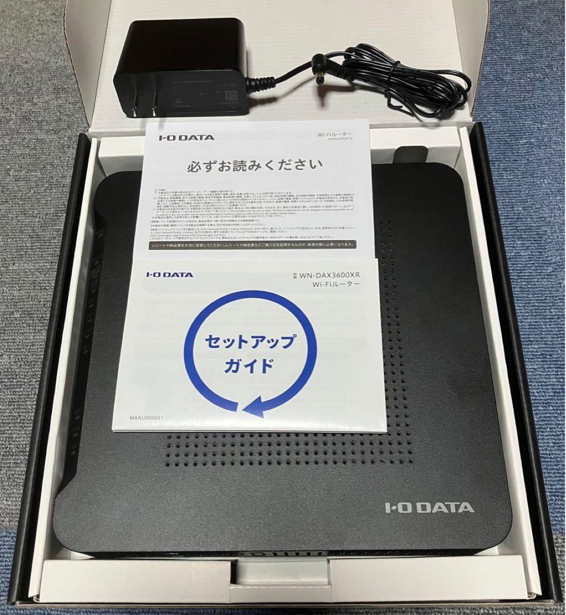 IOデータ 10G対応 Wi−Fi6対応ルーター WN-DAX3600XR|PayPayフリマ