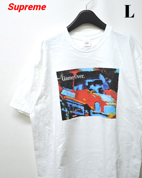 L【Supreme x Yohji Yamamoto Game Over Tee White 2020AW シュプリーム x ヨウジヤマモト ゲームオーバー ロゴTシャツ ホワイト】_画像1