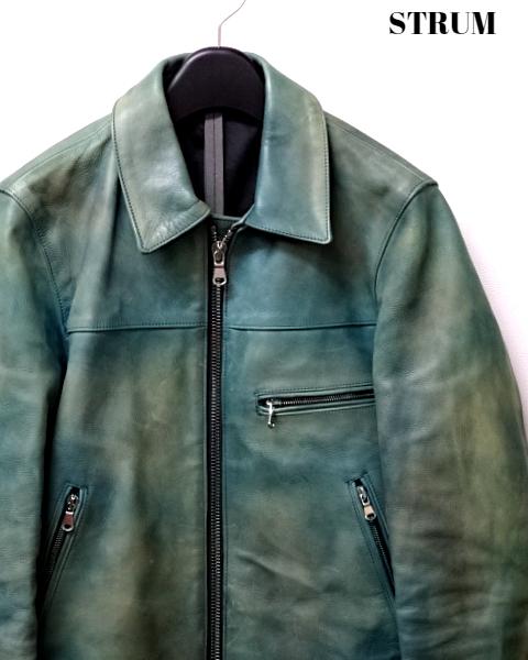 S ¥187,000【STRUM ストラム Burning Dyed 地生フルタンニンカーフ