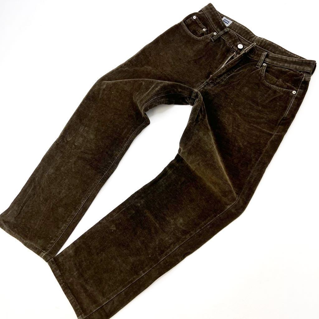  Edwin * EDWIN 403 WARM FLEX стрейч цвет брюки Brown W32 теплый брюки! соединять ... цвет * осень-зима American Casual #Ja4502