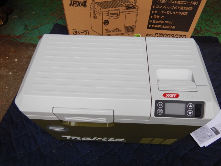即決税込未使用品マキタ充電式保冷温庫CW003GZOオリーブ40VMAX/18V対応