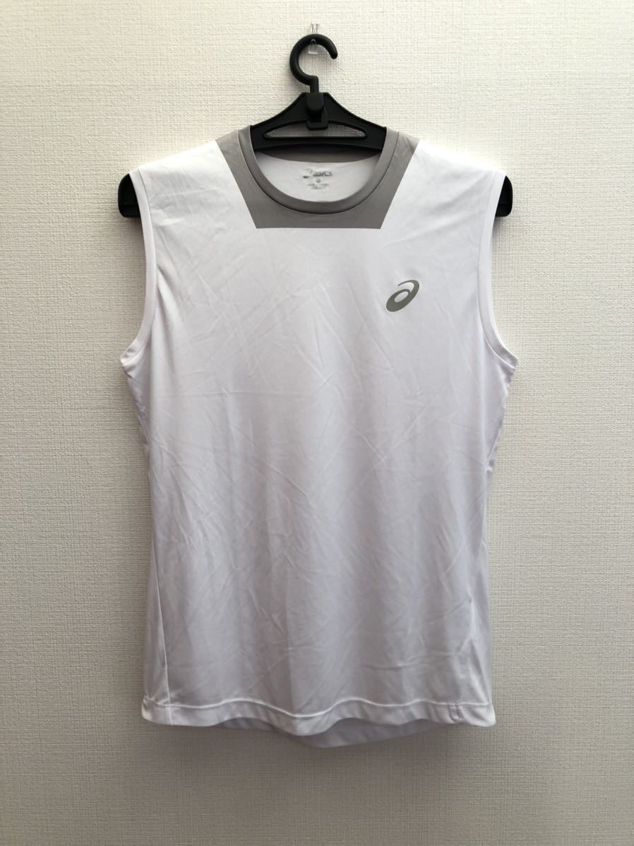 asics（アシックス）SAテニス ATHLETE SINGLET（ノースリーブテニスシャツ）125153☆インポートS（身長170〜174）（220809）_画像1