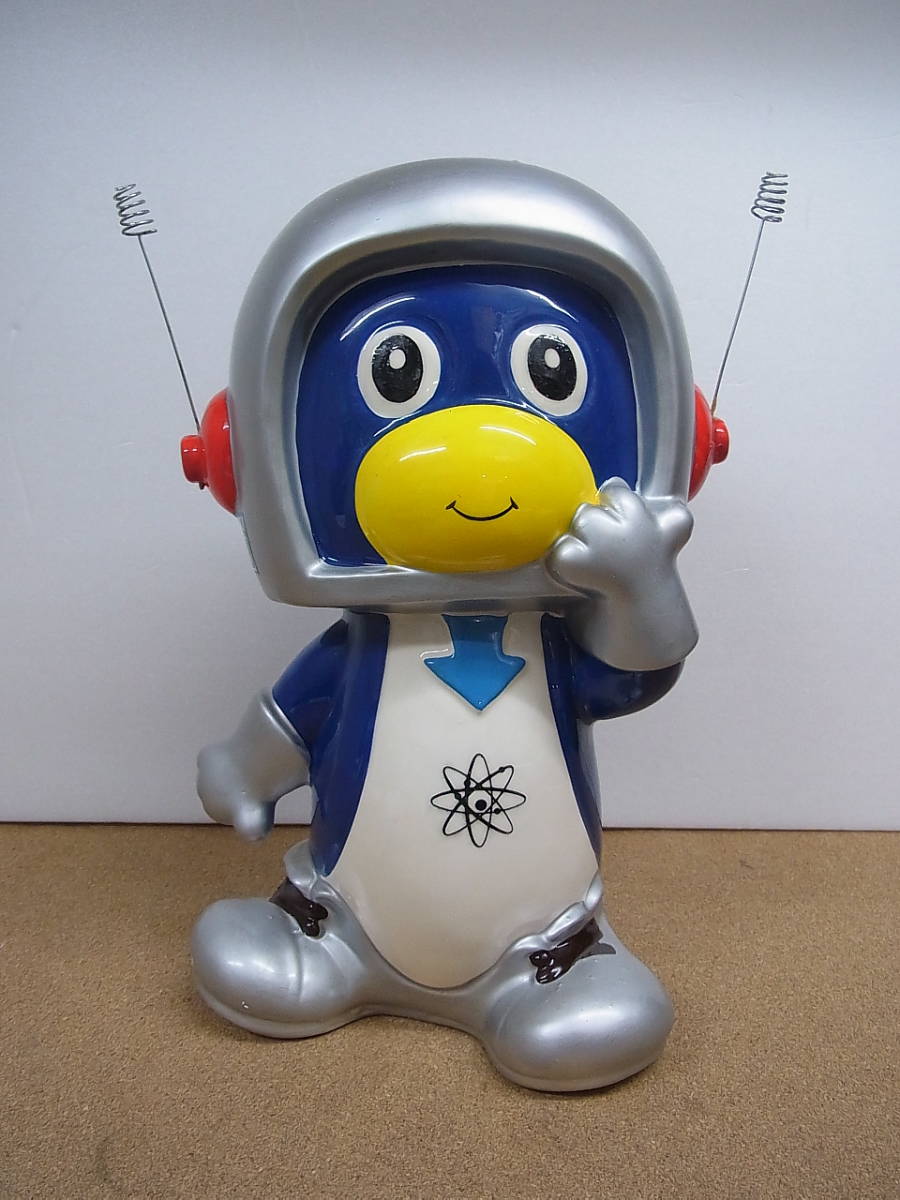 昭和レトロ ナショナル◇ エアコン 宇宙ペンギン 陶器 貯金箱 高 昭和レトロ ナショナル◇ エアコン 宇宙ペンギン 陶器 貯金箱 高