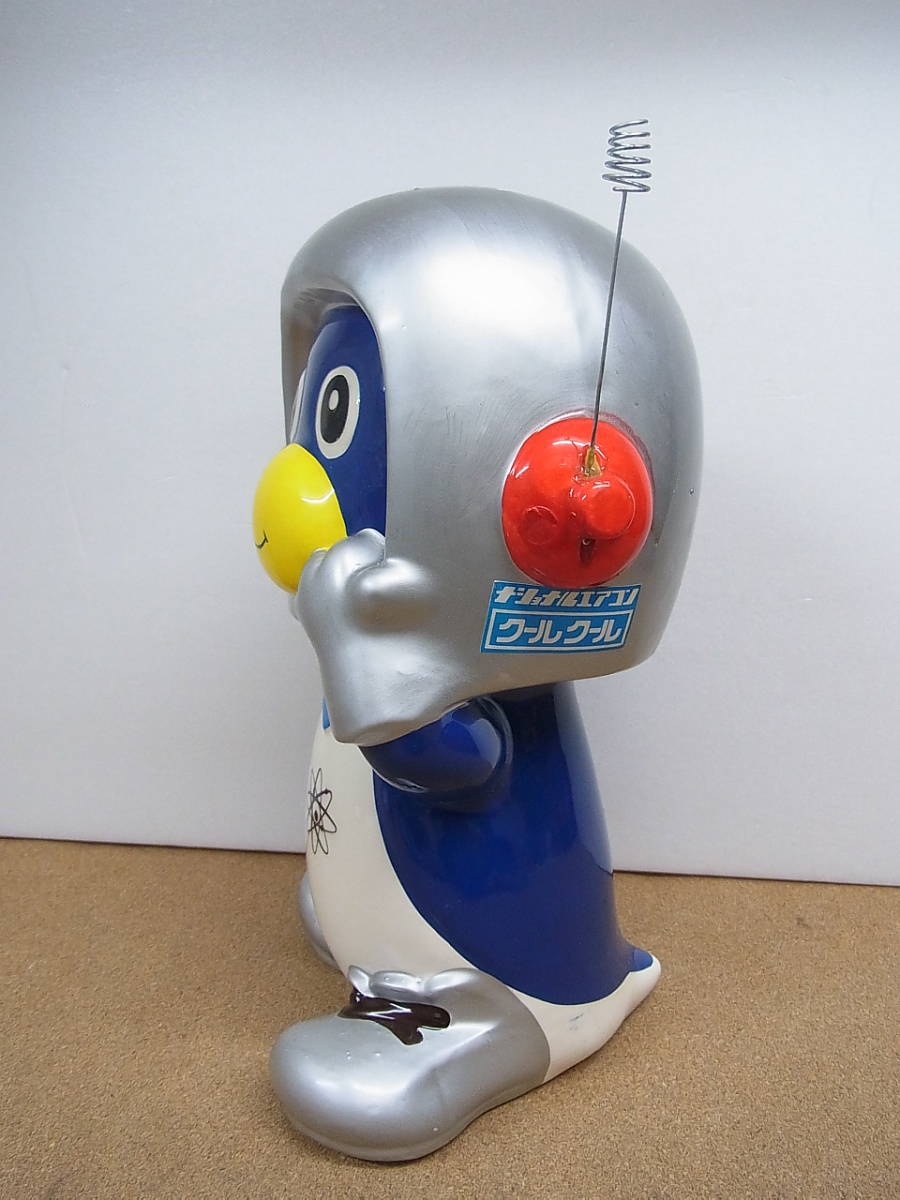 昭和レトロ ナショナル◇ エアコン 宇宙ペンギン 陶器 貯金箱 高 昭和レトロ ナショナル◇ エアコン 宇宙ペンギン 陶器 貯金箱 高