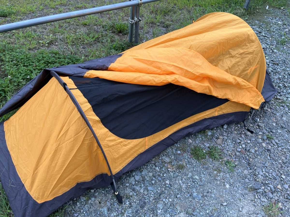 〇 solitaire tent ヨーレイカ ソリティア 1人用 パックパッキングテント 3シーズン ソロテント ソロキャンプ アウトドア ライダー 中古④_画像7