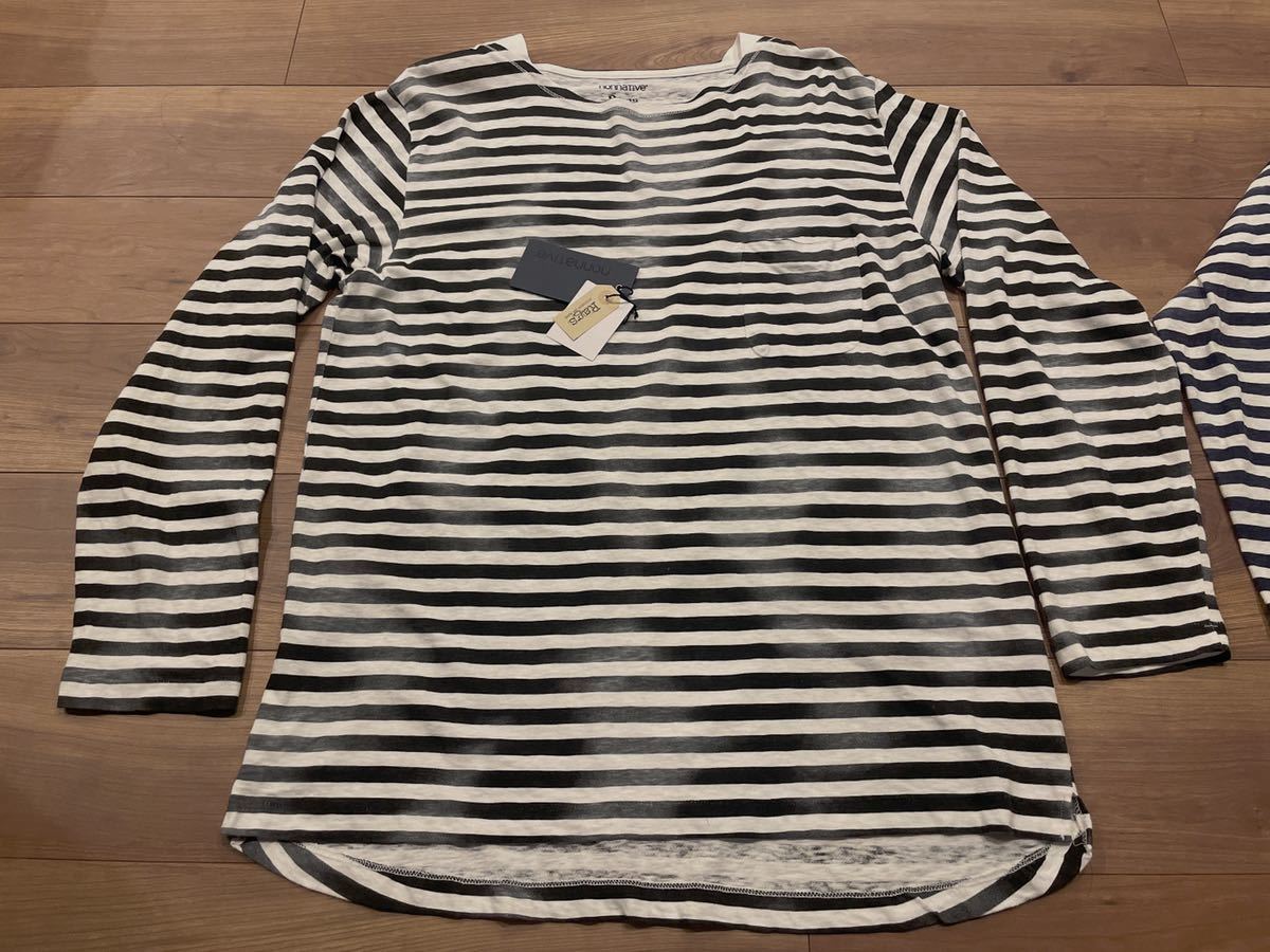 2枚セット Rags McGREGOR nonnative ORIGINAL BORDER L/S TEE かすれ ボーダー Tシャツ ロンT ラグス マクレガー Minedenim