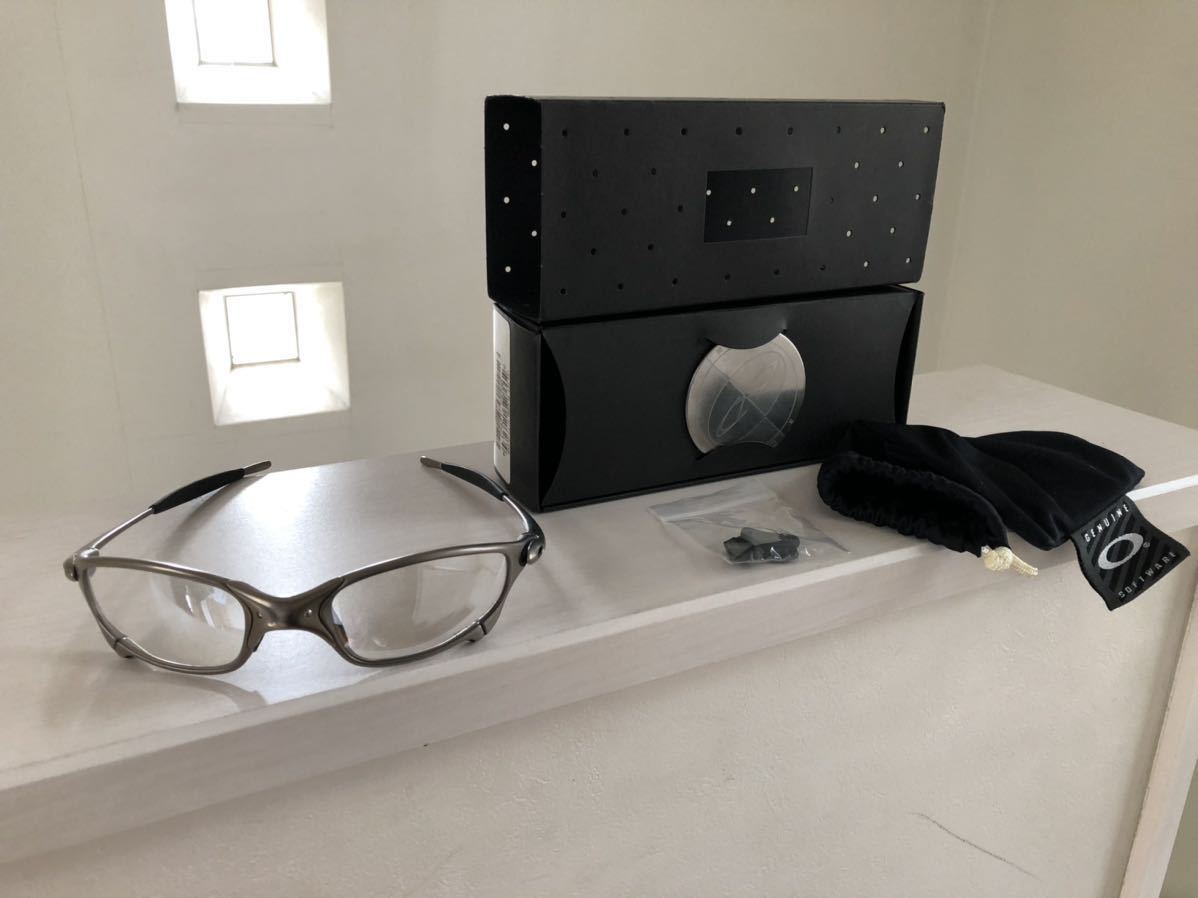 美品 レア japan exclusive oakley Juliet plasma titanium 美品 レア japan exclusive oakley Juliet plasma titanium