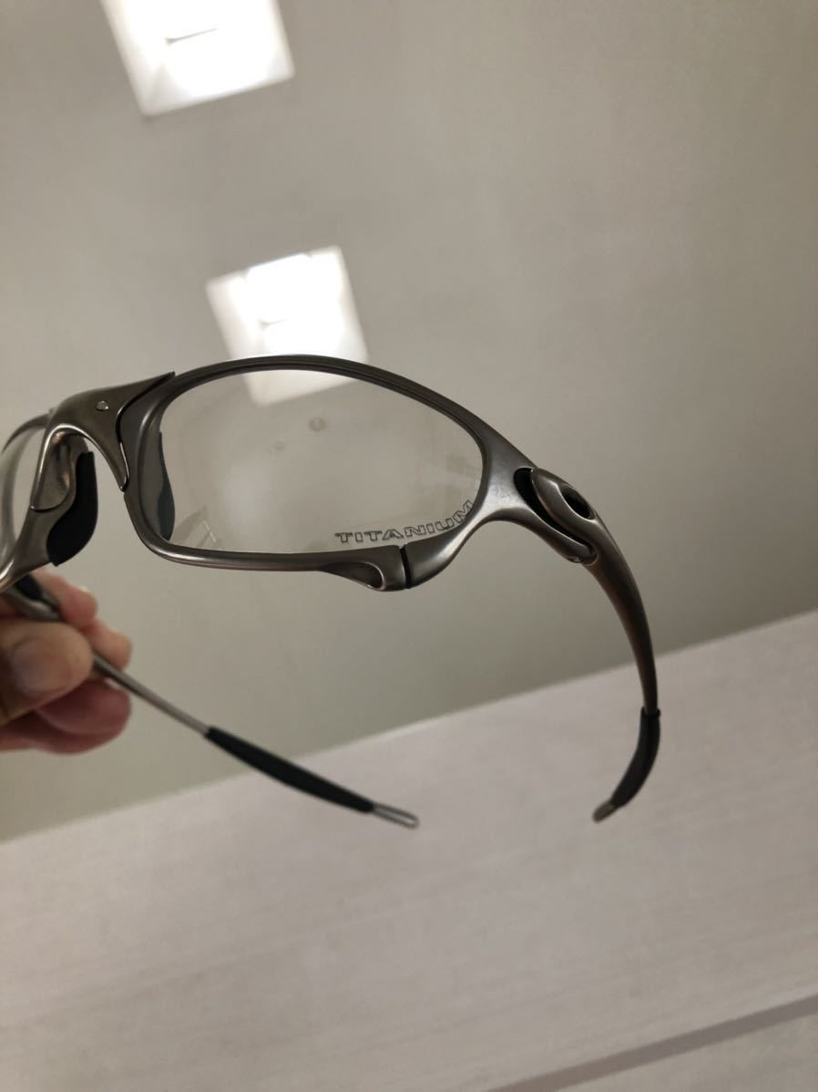 美品 レア japan exclusive oakley Juliet plasma titanium 美品 レア japan exclusive oakley Juliet plasma titanium