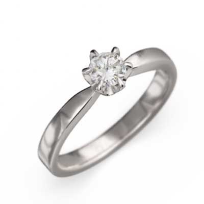 オーダーメイド 婚約 指輪 一粒 ダイヤモンド 白金（プラチナ）900