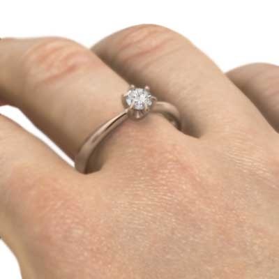 品質の良い商品 指輪 ダイアモンド 1粒 石 k18ピンクゴールド 4月