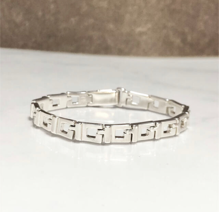 グッチ GUCCI ブレスレット SV925 16cm 13.5mm幅 51g smcint.com