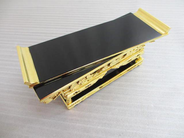 特別販売品】三段彫前卓 箔劣化有(幅36.5cm×高さ13cm×奥行12cm 特別販売品】三段彫前卓 箔劣化有(幅36.5cm×高さ13cm×奥行12cm