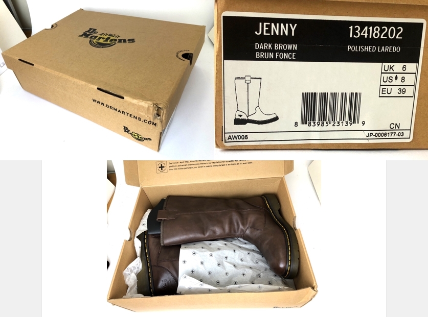 即決 箱付 Dr Martens ドクターマーチン JENNY レディース UK6 25cm