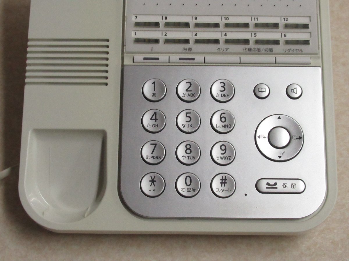 Ω XI2 4511 保証有 14年製 ナカヨ iF 12ボタン標準電話機 NYC-12iF-SDW ・祝10000！取引突破！_画像5