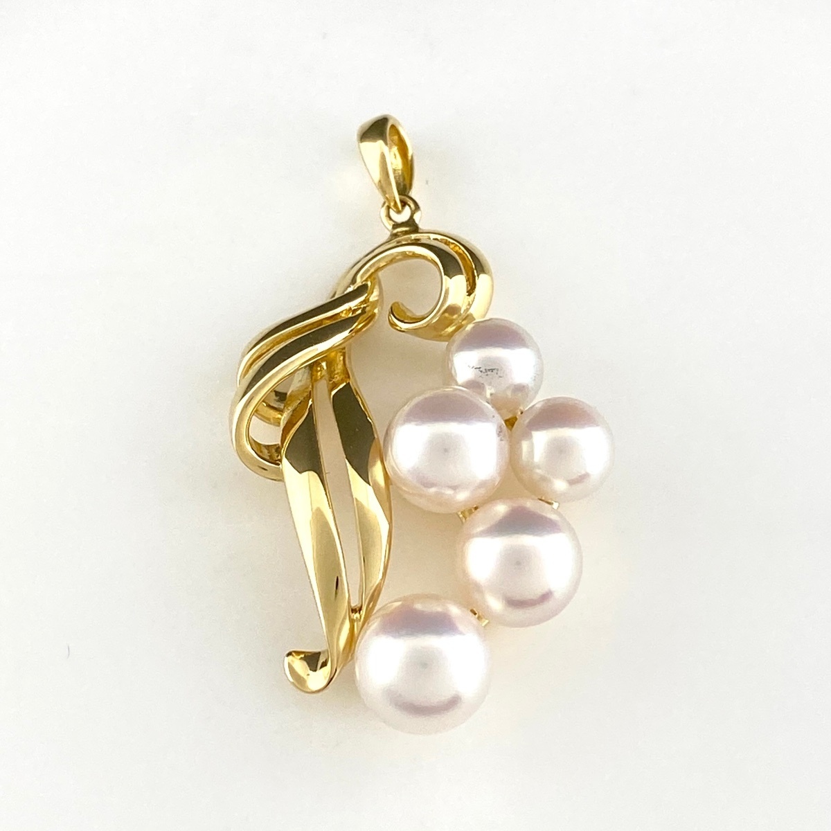 ミキモト MIKIMOTO パール ペンダントトップ K18 イエローゴールド
