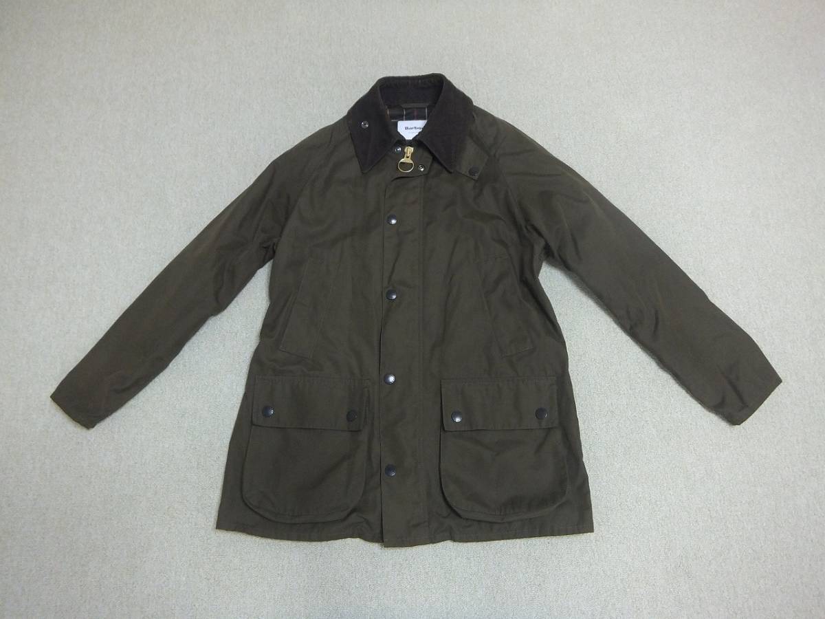 希少 Barbour×BEAMS ダブルコラボ ノンオイル ビンテージ加工