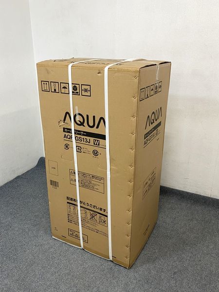 AQUA AQF-GS13M クリスタルホワイト 冷凍庫 (134L・右開き)