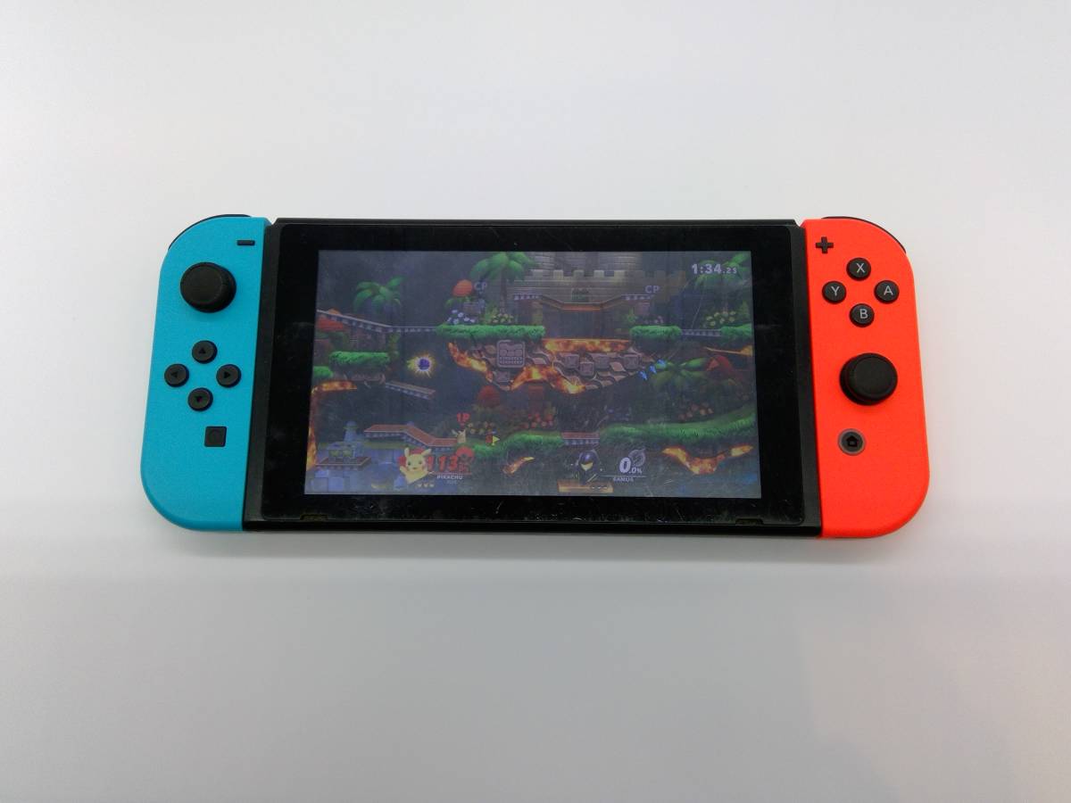 ●○1円～ 動作確認済み 任天堂 NINTENDO ニンテンドー スイッチ Nintendo Switch 本体のみ HAC-001 2017年製 液晶 未対策機 初期 旧型○●_画像3