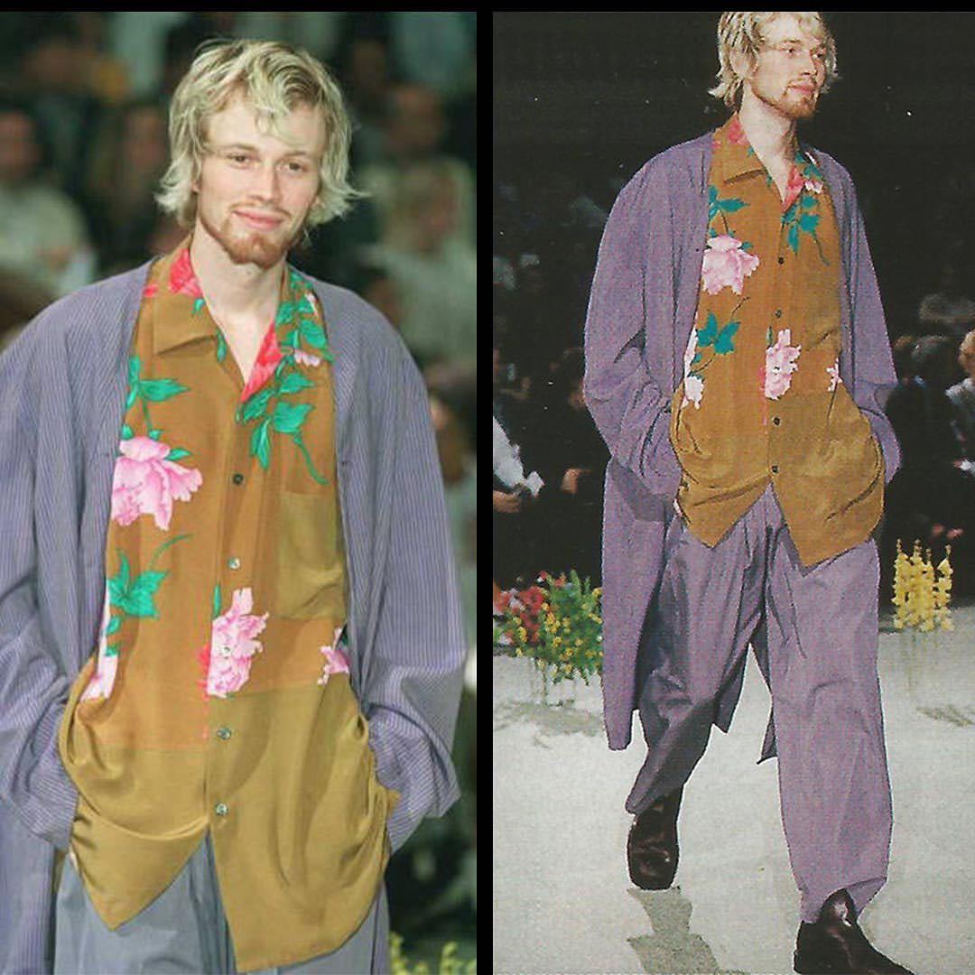 Yahoo!オークション - Yohji Yamamoto POUR HOMME 1996SS 花と Yahoo!オークション - Yohji Yamamoto POUR HOMME 1996SS 花と