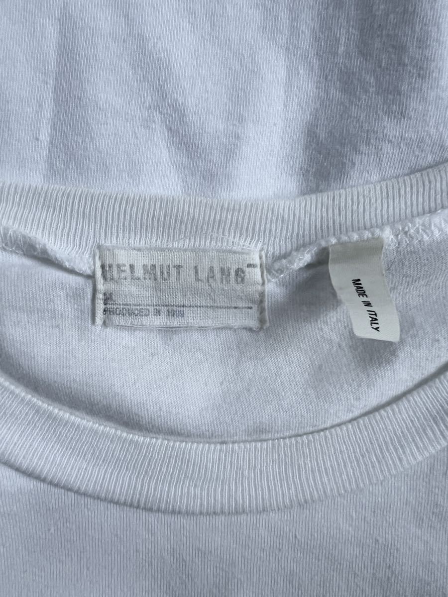 HELMUT LANG 1999SS ペンキ Tシャツ 初期 ミリタリー コート バイカー ボンテージ モッズ ニット カットソー ジャケット パンツ 90s_画像6