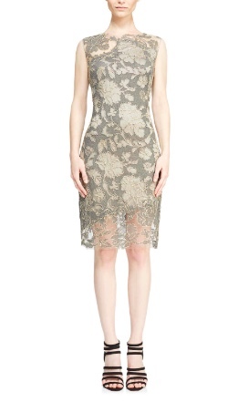 人気の贈り物が TADASHI SHOJI タダシショージ GRAY & GOLD ワンピース