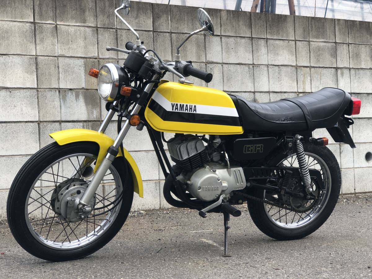 旧車 希少 ヤマハ GR80 374 千葉県 ☆始動動画、写真多数掲載☆ 検