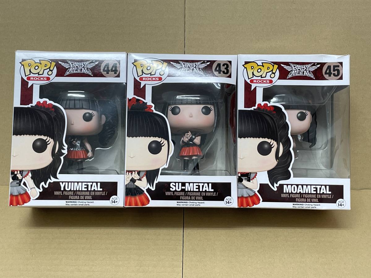 開封品】POP! ROCKS BABYMETAL ベビーメタル SU-METAL MOAMETAL