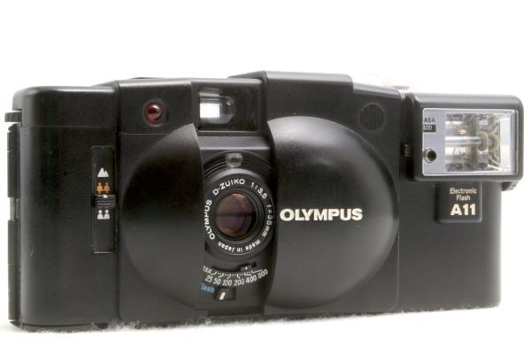 販売販売店舗 オリンパス XA2 35mm F3.5 + A11 ストロボ コンパクト フィルムカメラ