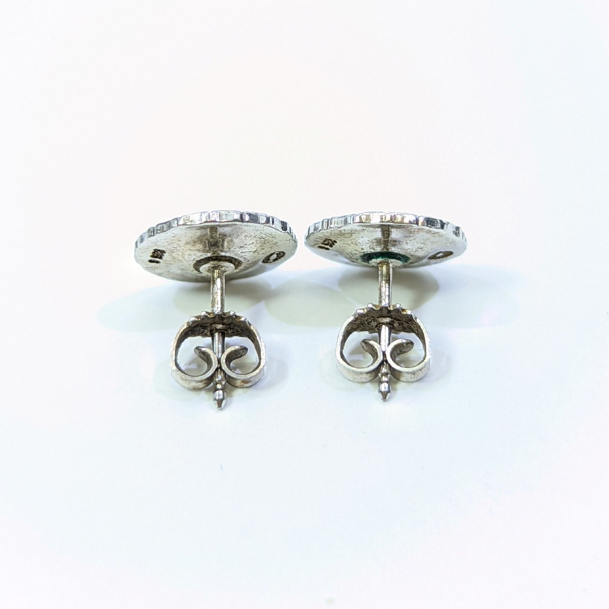 ジョージジェンセン デイジー ピアス シルバー925 エナメル ピンク スターリング Ag925 花 GEORG JENSEN 銀
