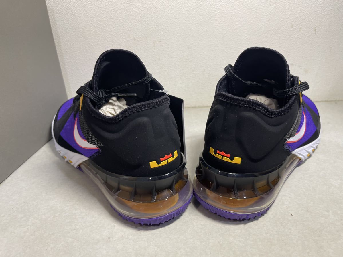 NIKE LEBRON XIII LOW レブロン 18 ロー LAKERS レイカーズ US9 国内正規 未使用 CV7562-003_画像3