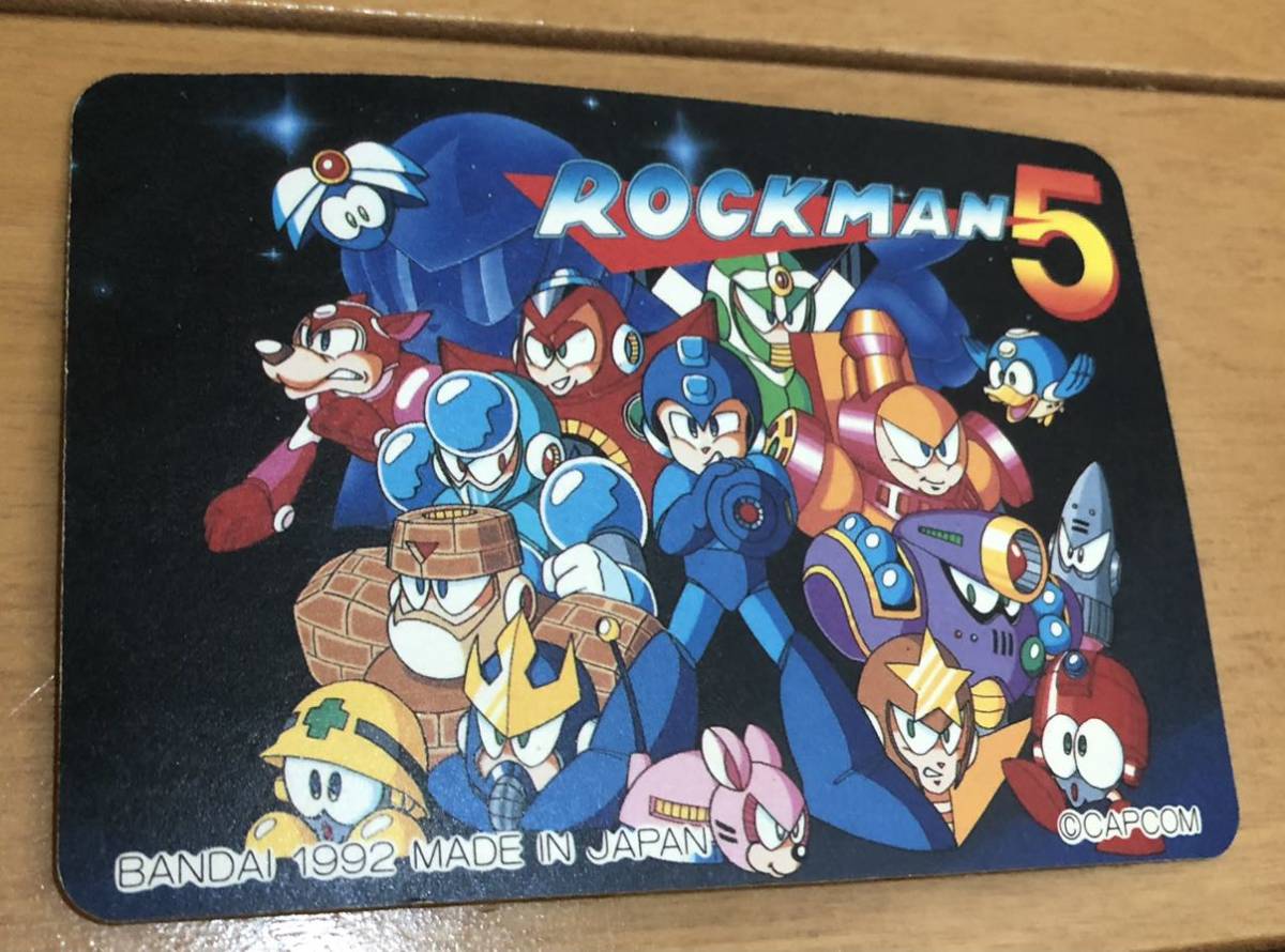 ★当時物★ロックマン5 カードダス No.86 スーパーロックバスター 1992年★キラカード ROCKMAN バンダイ アマダ ドラゴンボールZ ★_画像2