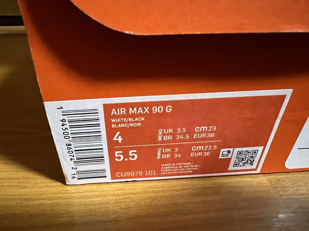 ☆新品☆NIKE ナイキ エアマックス 90G ゴルフシューズ 23cm AIR MAX