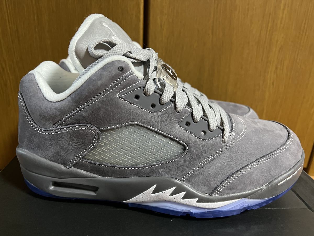 ★限定レア★ナイキ エア ジョーダン 5 ロウ GOLF ゴルフ NIKE JORDAN V LOW GOLF ウルフグレー ゴルフシューズ 27cm_画像3