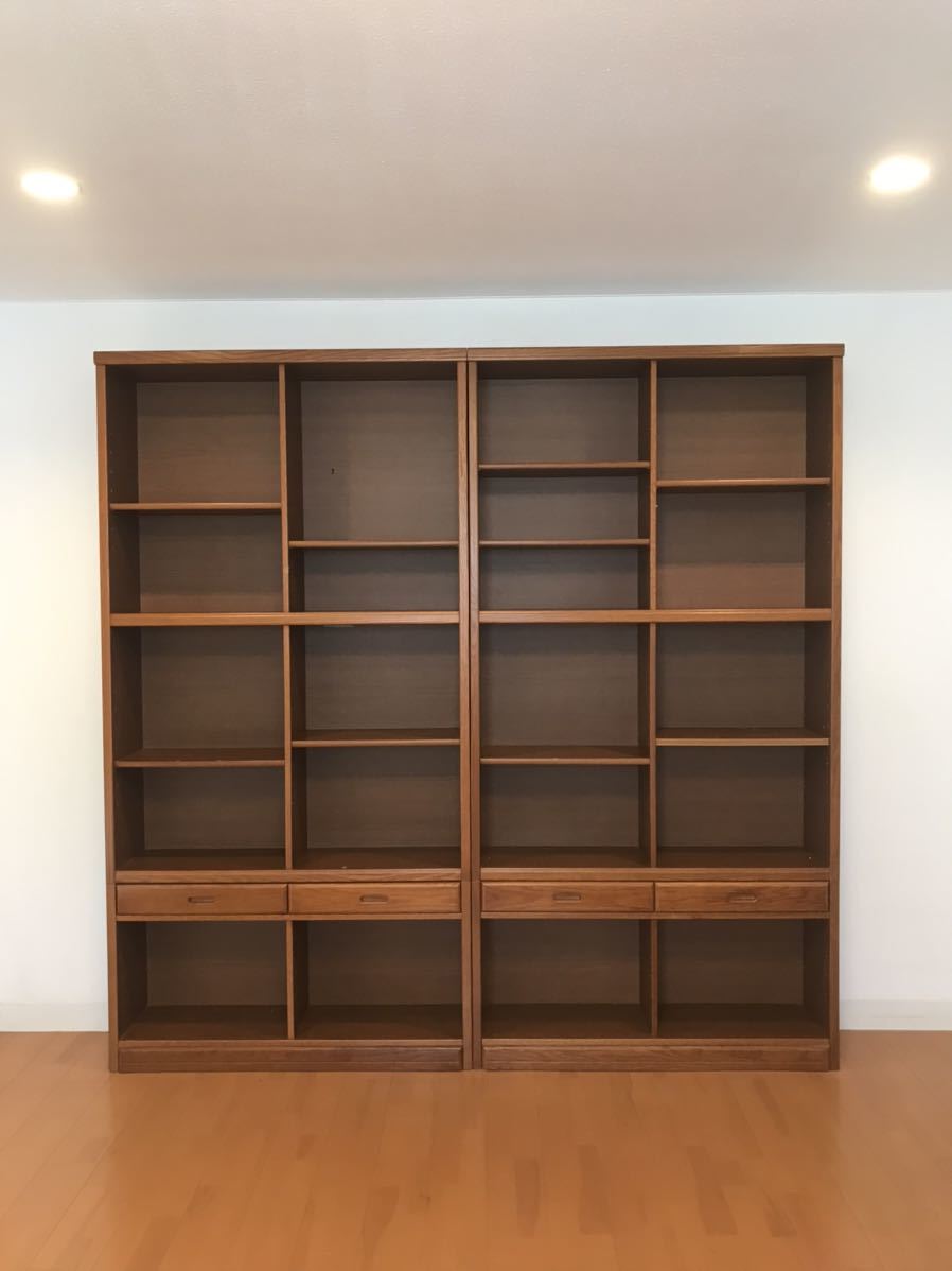  bookcase 2 pcs. set large book shelf cupboard taking over conditions 