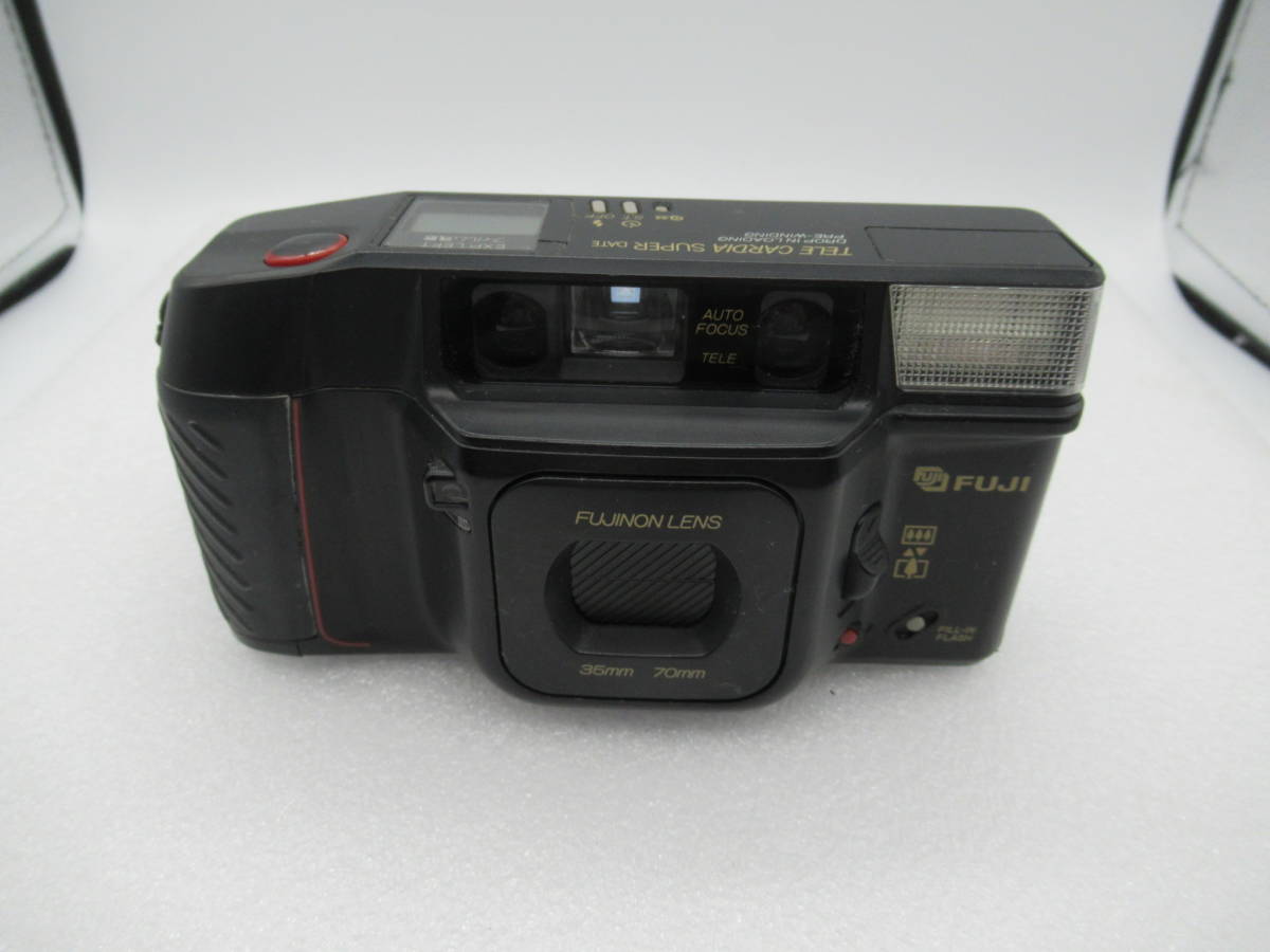 6760 フジフィルム FUJI TELE CARDIA SUPER DETE 35mm 70mm コンパクトフィルムカメラ_画像1