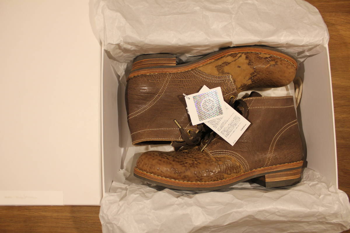 新品 VISVIM 19AW BRIGADIER BOOTS MID-FOLK DK.BROWN MENS 10