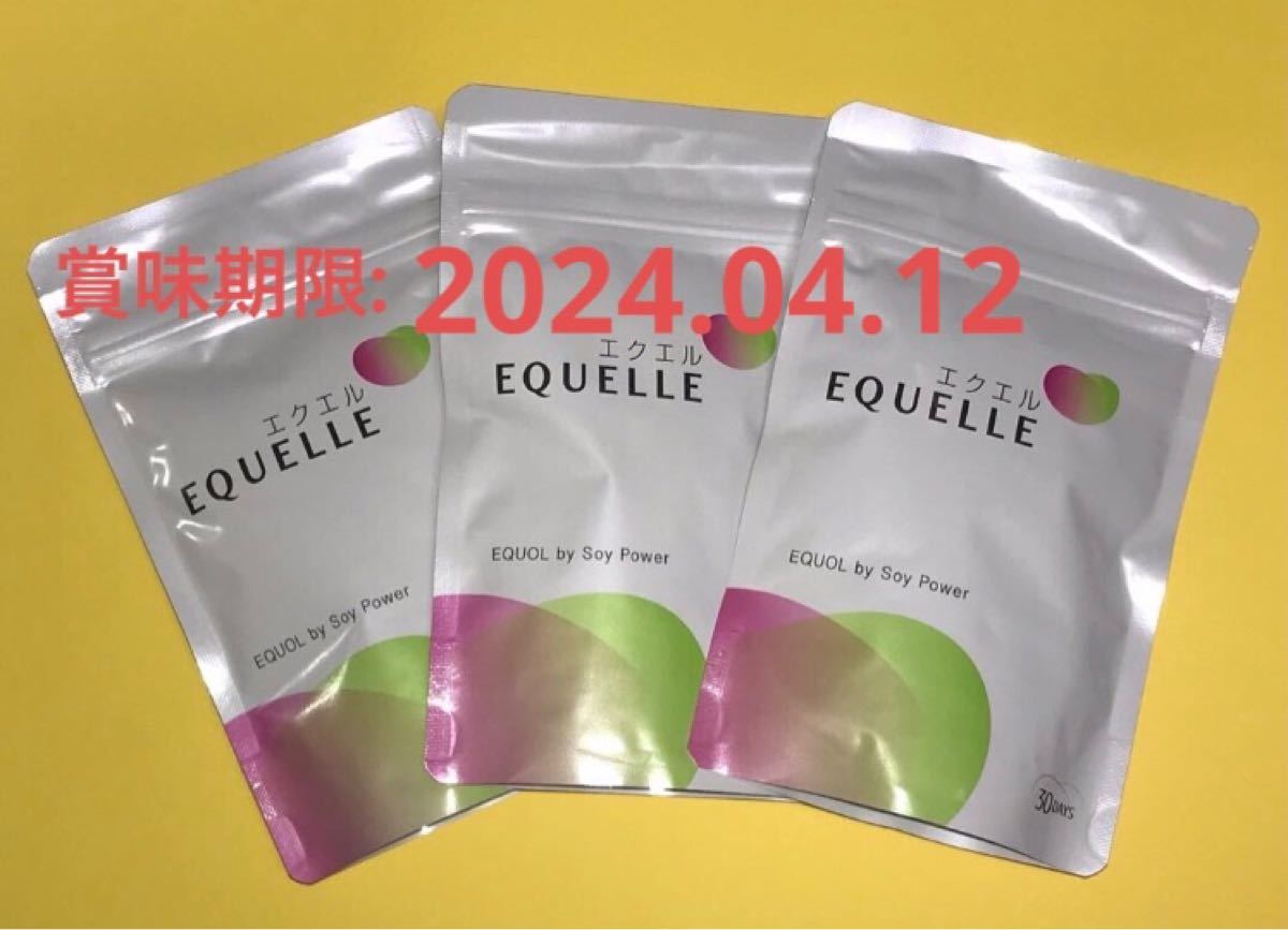 ☆大塚製薬EQUELLEエクエルパウチ120粒(30日分)×3袋セット☆