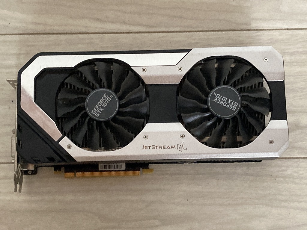 【完動品】☆送料無料☆ GeForce GTX 1070 Ti JetStream 風 Palit Products グラフィックボード_画像5