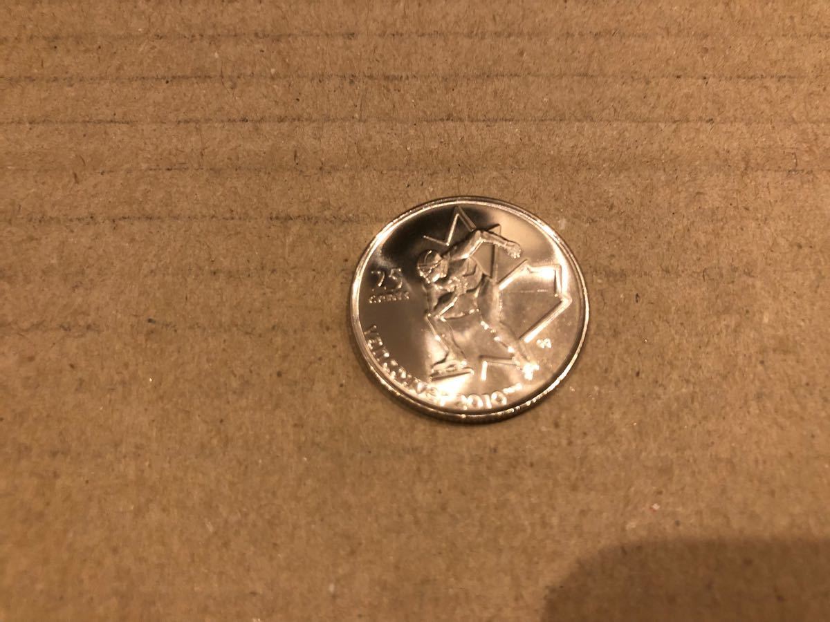 カナダ　バンクーバーオリンピック　25セント　記念コイン × 5種類